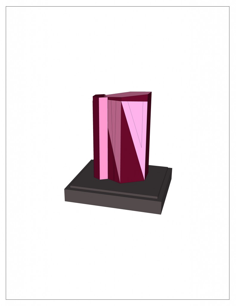 Tourmaline, archival pigment print, 8.5"x11", edition of 100, 2014.